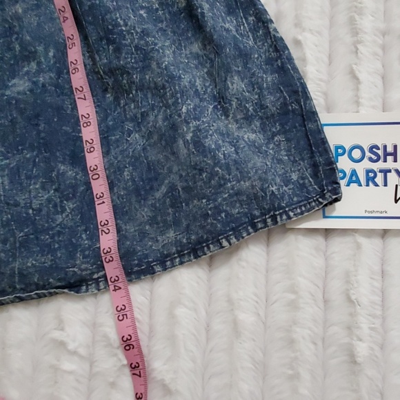 Sugar Rain sleeveless denim look jumper EUC Small Travel casual retro - Picture 5 of 6